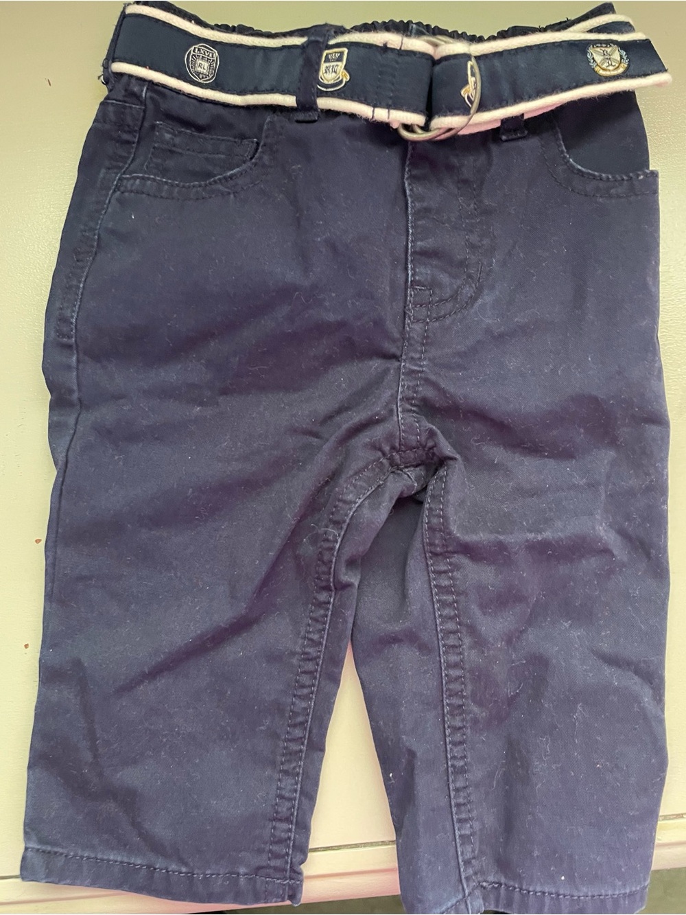 Ralph Lauren Navy Toddler Pants with Elastic Waist